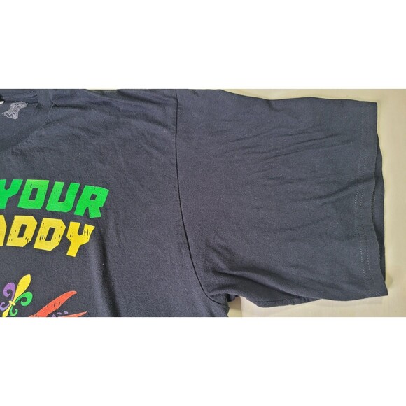 Whos Your Crawdaddy Crawfish Jester‎ Beads Funny Mardi Gras Unisex T-shirt 3X - Picture 3 of 13